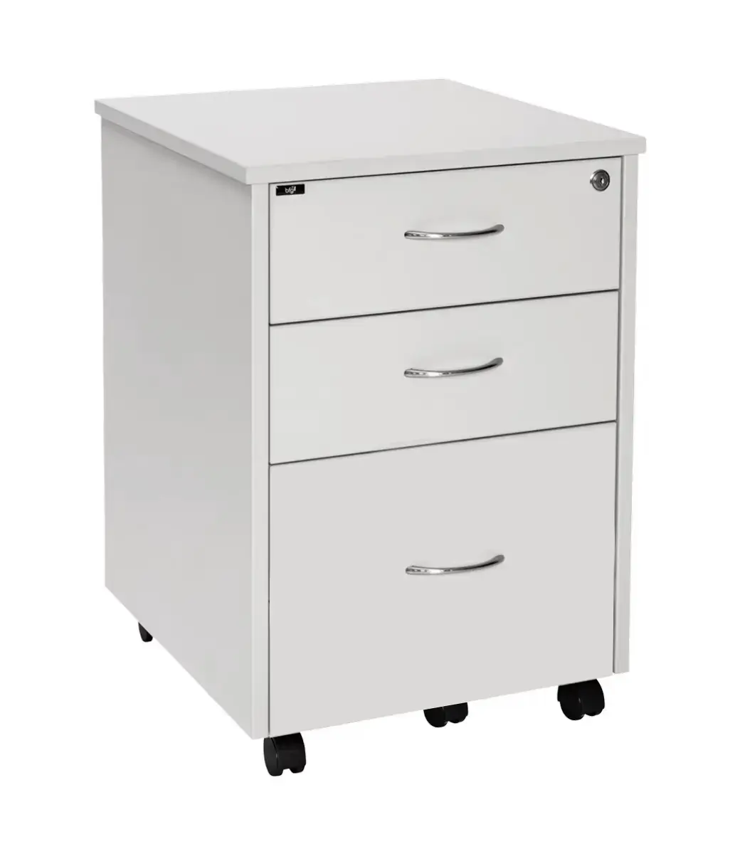 Melteca 2 Drawer + File With Castor
