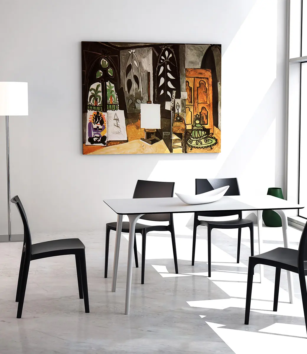Maymay Chair Black Contemporary Dining Suite