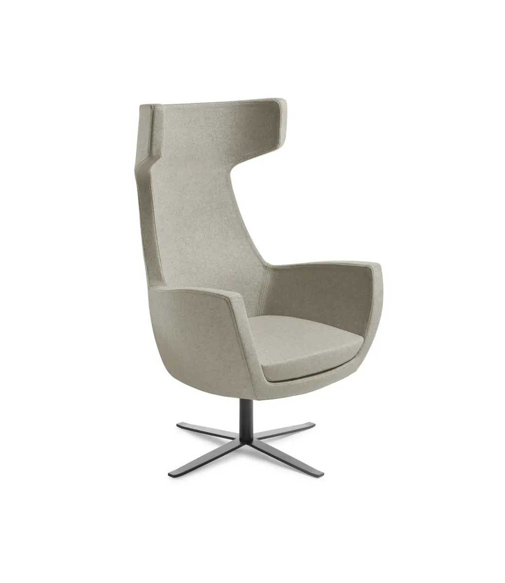 Trento 4 Point Base Black Augustus Linen Oc