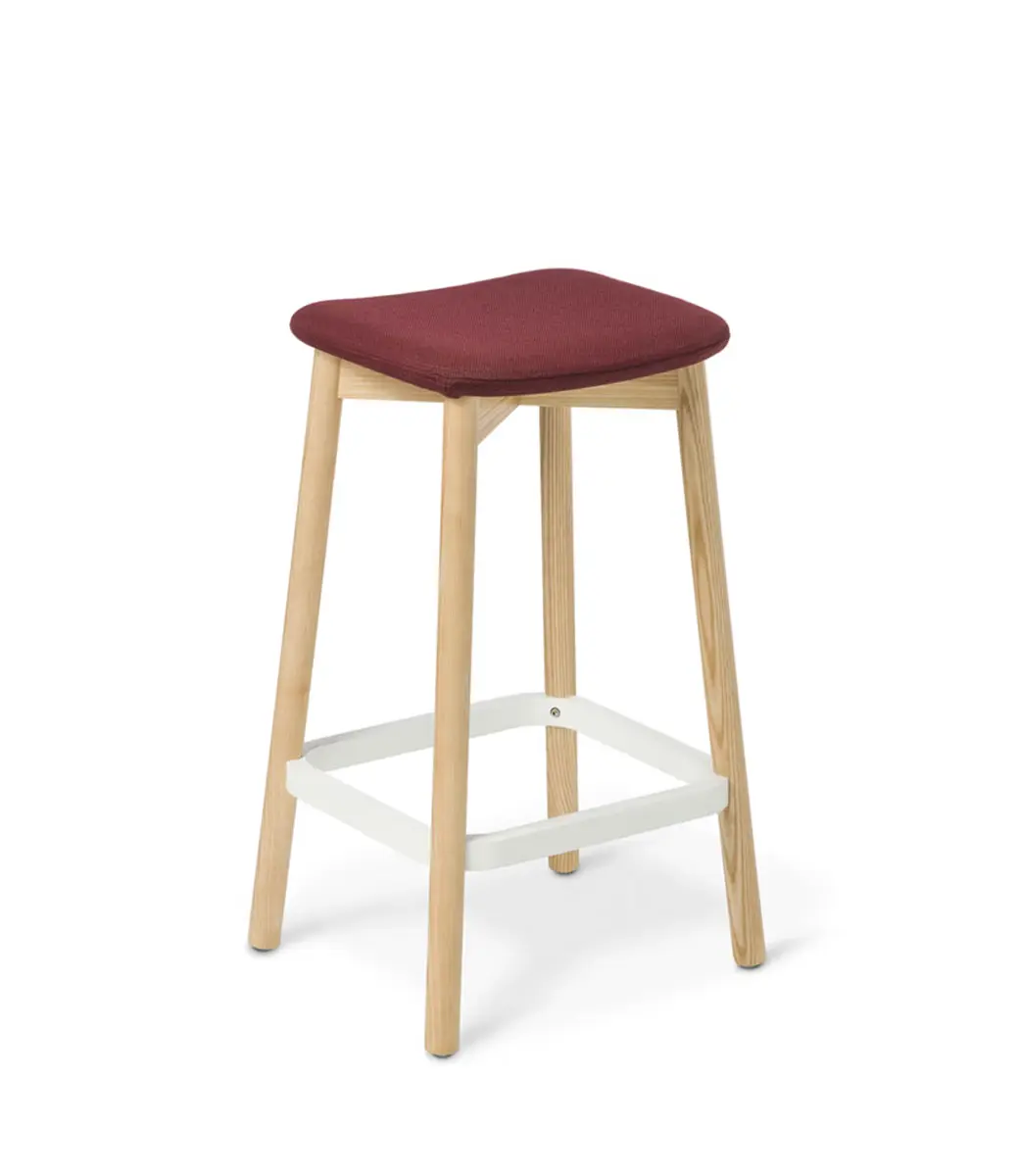 Orlo Kitchen Stool Seat Upholstered Steelcut Trio 3 686