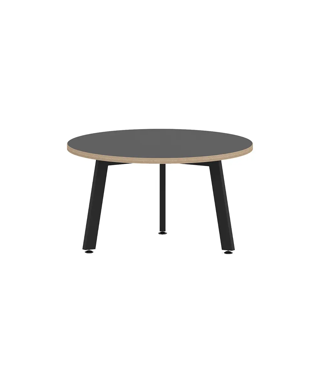 Luca Coffee Table Black Top Metal Frame