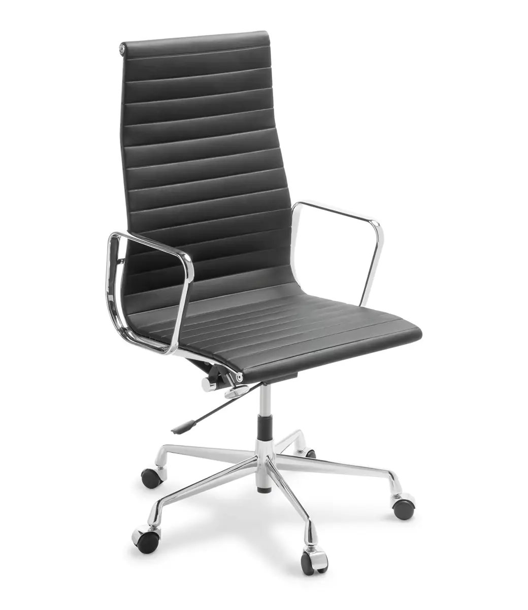 Eames Replica Classic High Back Black Chrome Frame