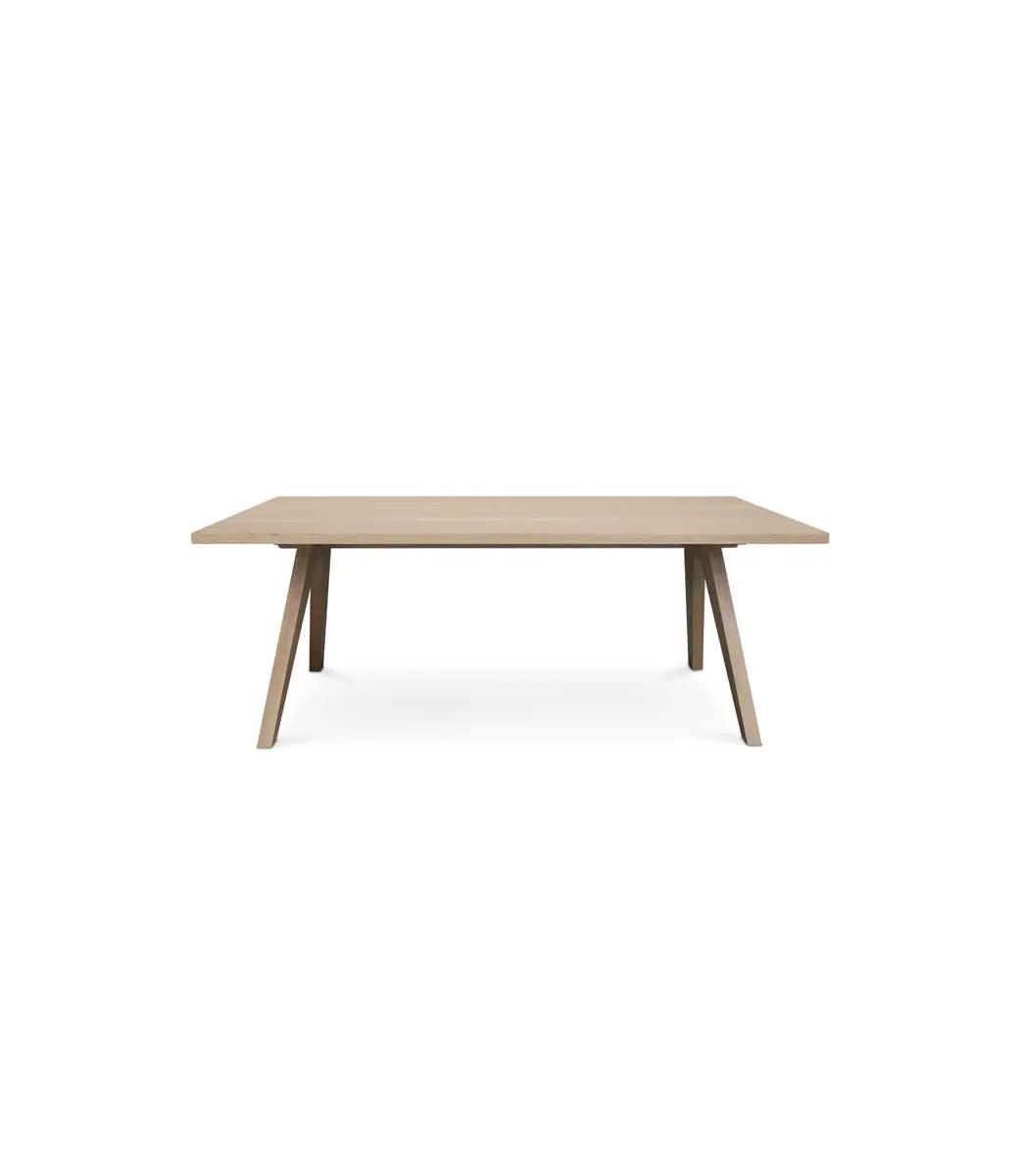 Grove Table Oak Veneer Meeting Table Side