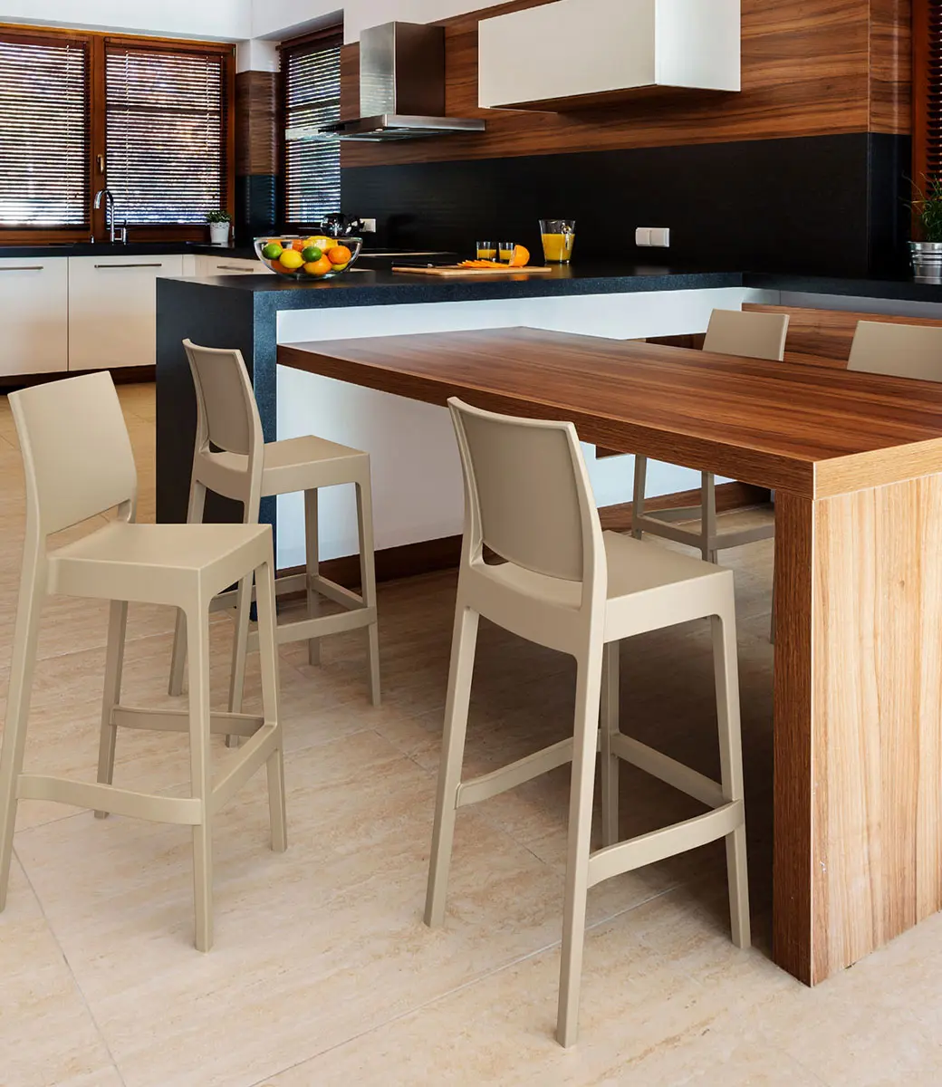 Maymay Stool Dining Table Set Up