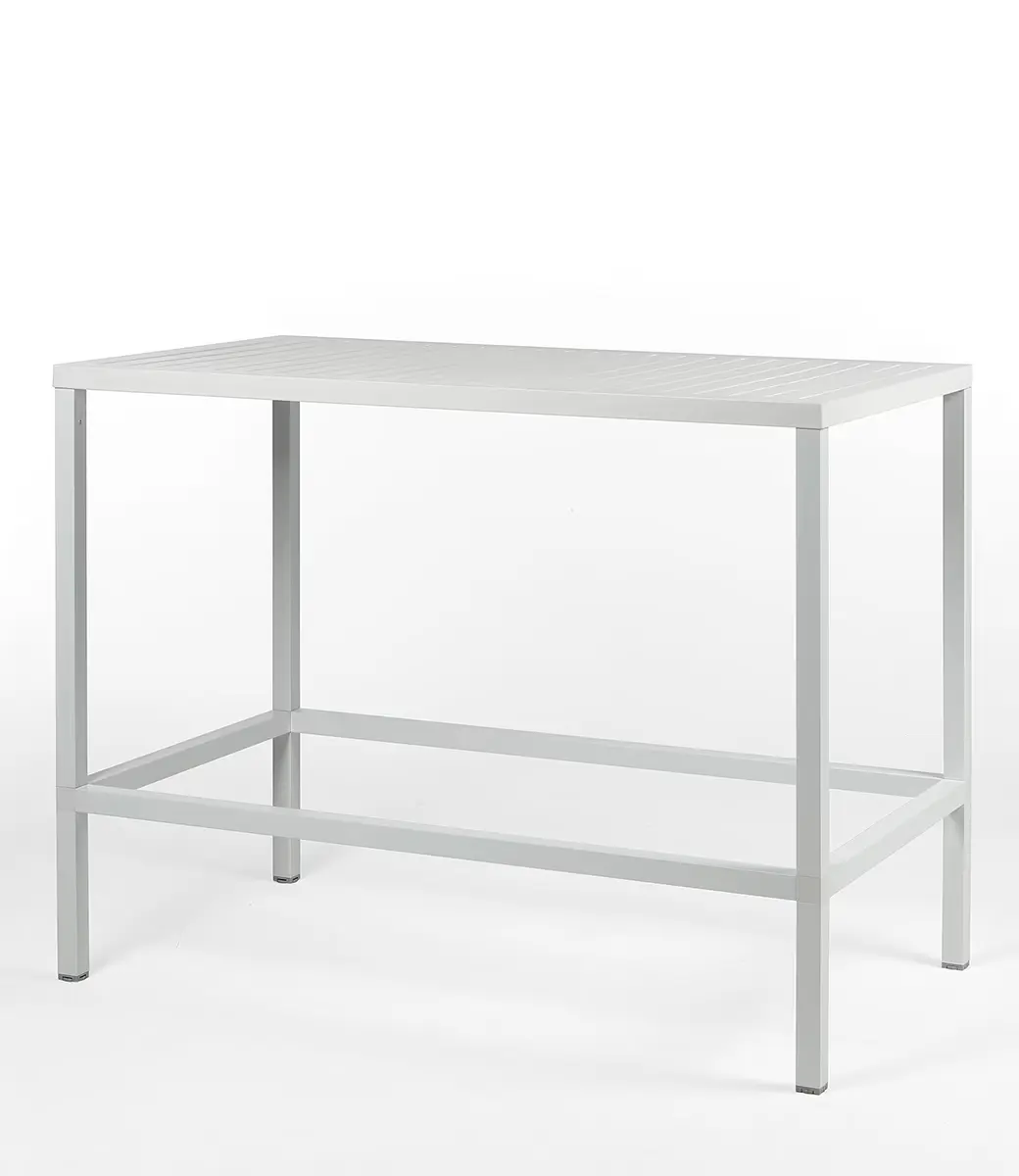 Cube Outdoor Leaner White