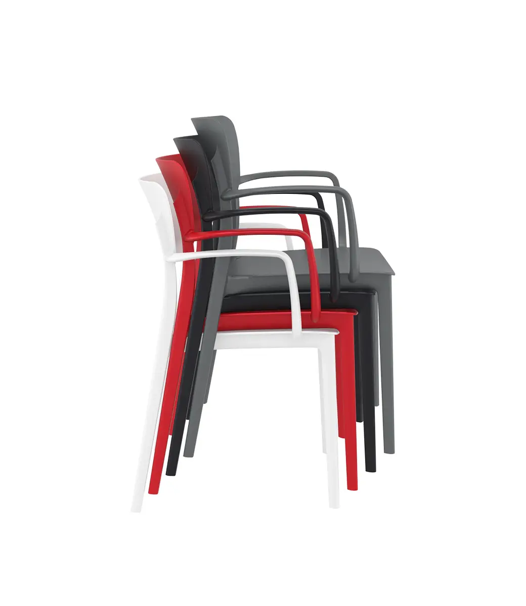 Lisa Arm Chair Stacked