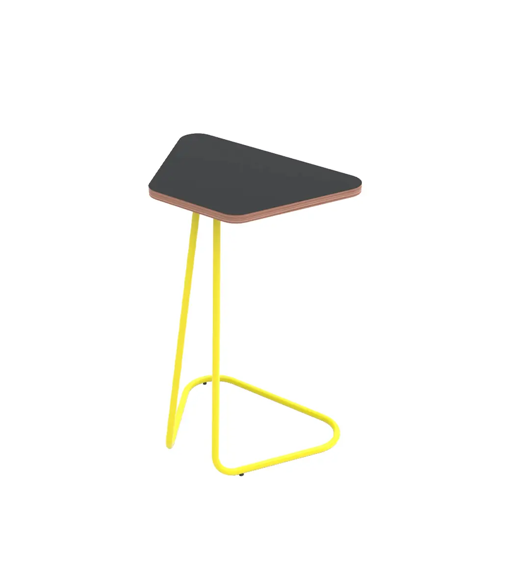 Note Laptop Table Black Top Yellow Frame