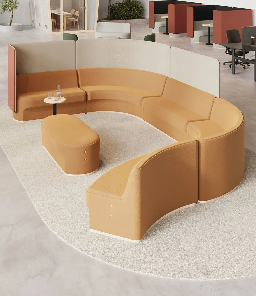 Circolo Modular Seating Orange