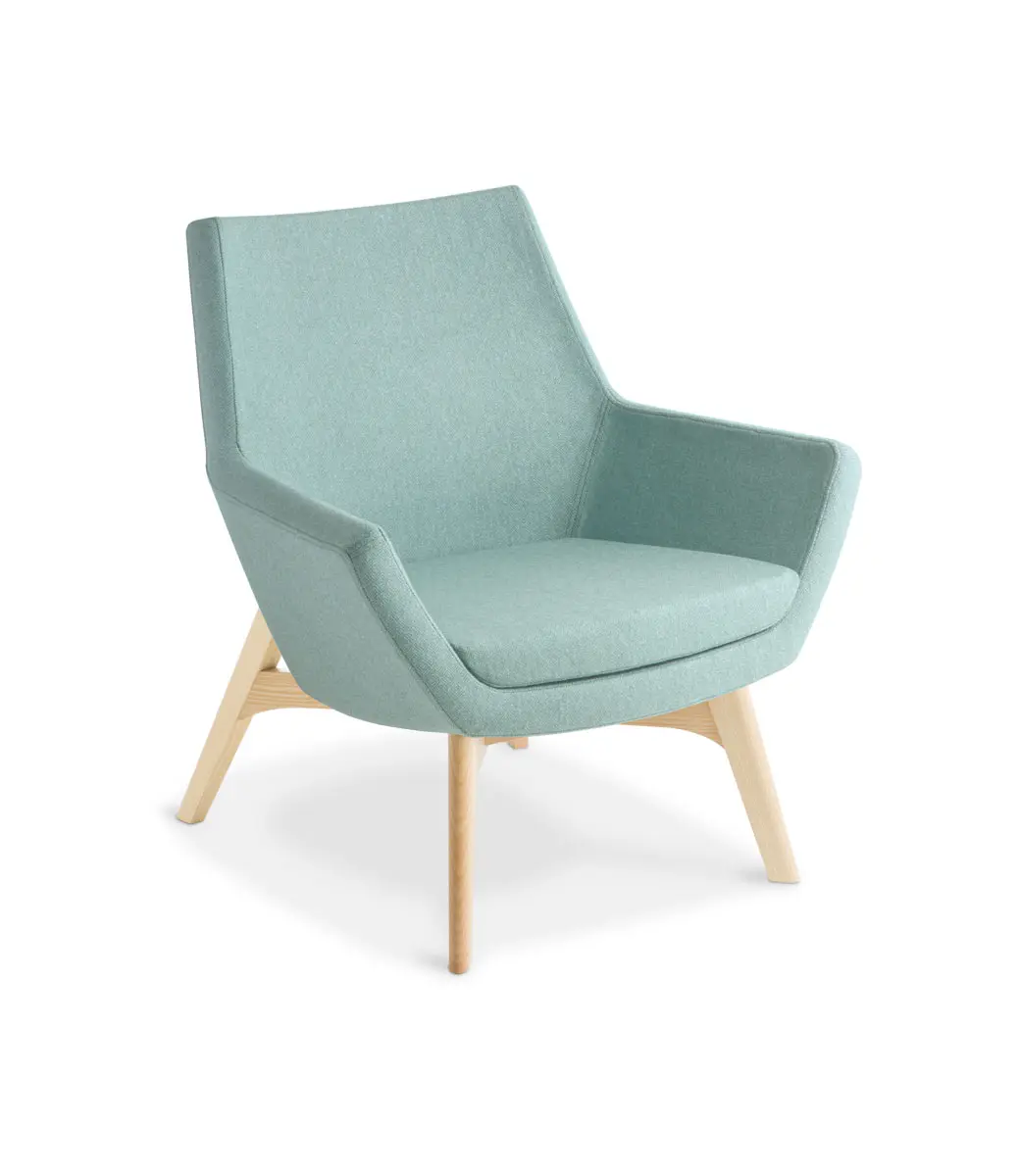 Eton Mid Back Timber Natural Beech Bespoke Duckegg Scaled