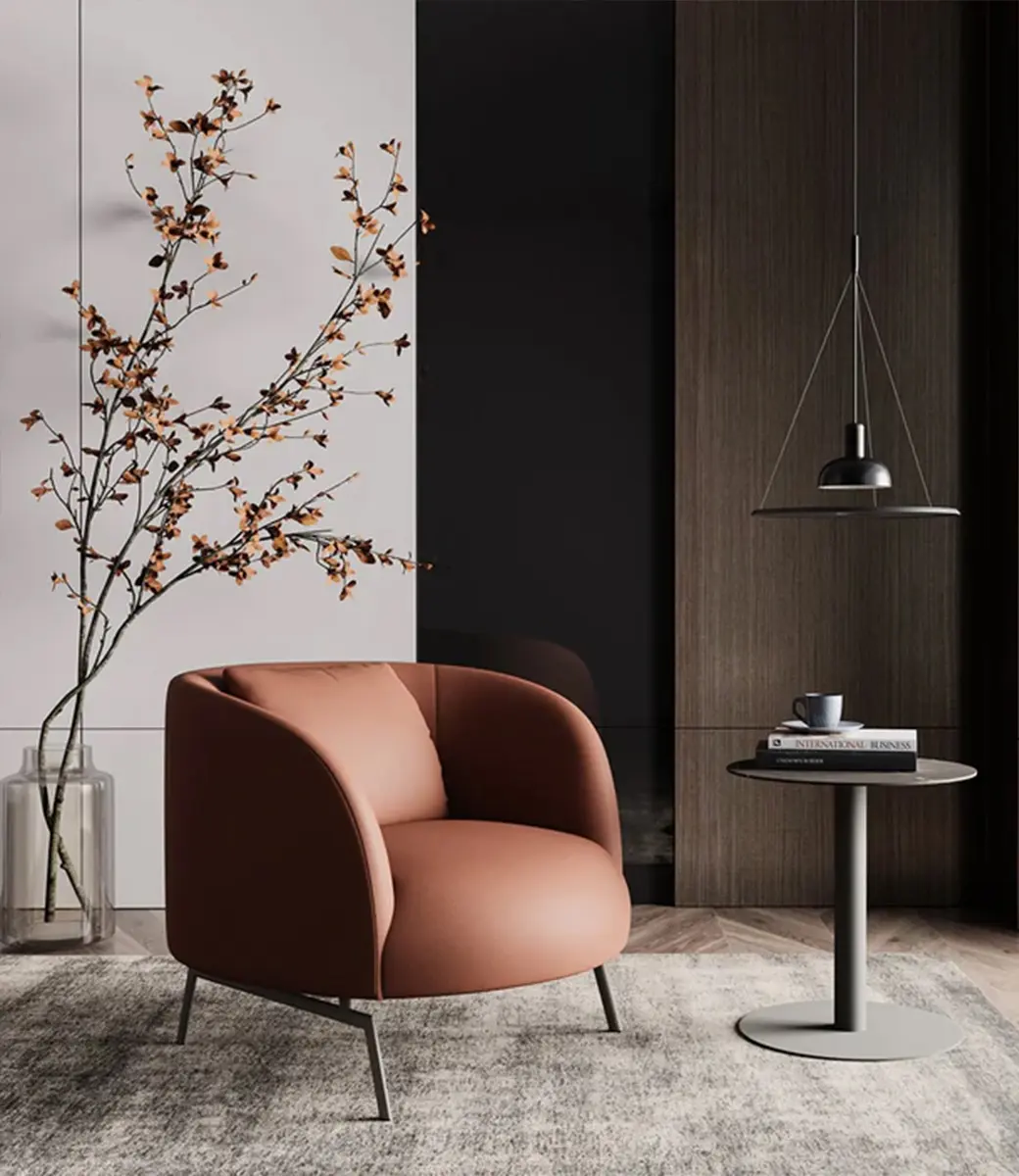 Zen Chair Leather Single