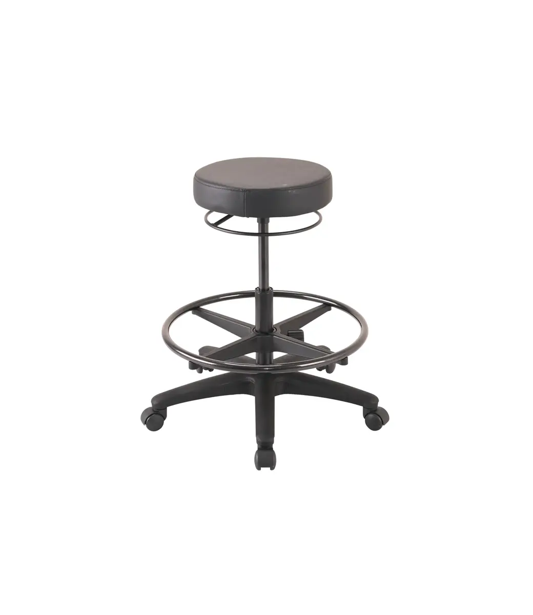 Revo Black Swivel Stool