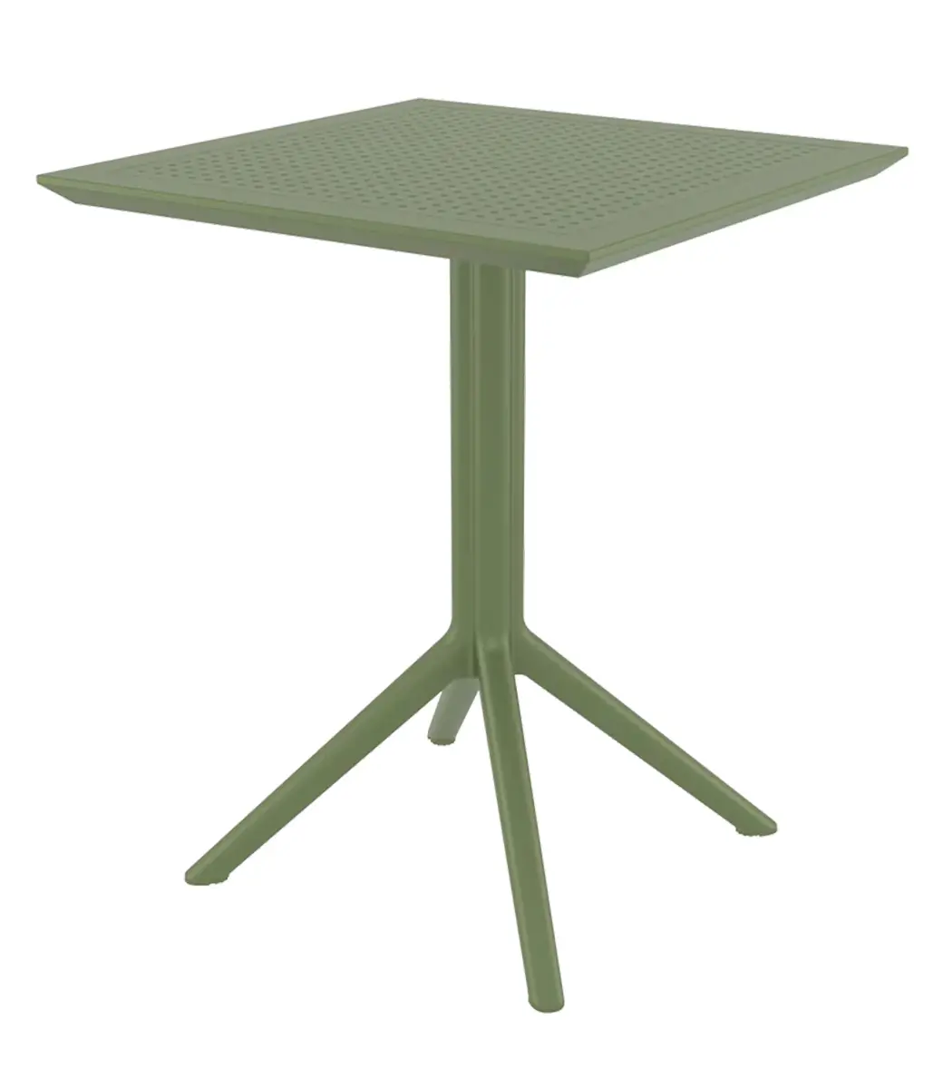 Sky Folding Table Square Olive