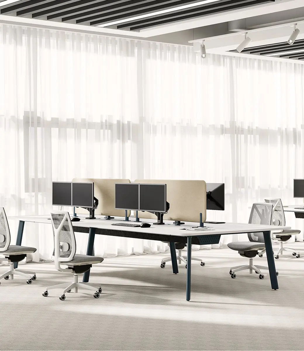 Rosie Work Station Office Setting