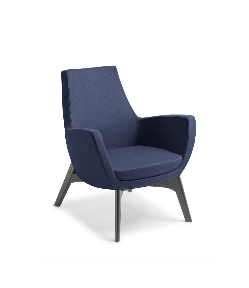 Treviso Black Ash Timber Base Augustus Midnight Oc