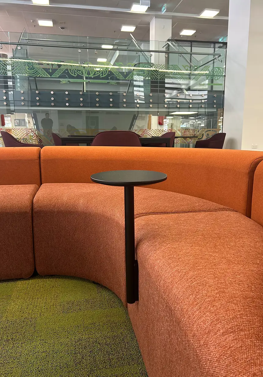 B109 Library Xoxo Integrated Laptop Table  