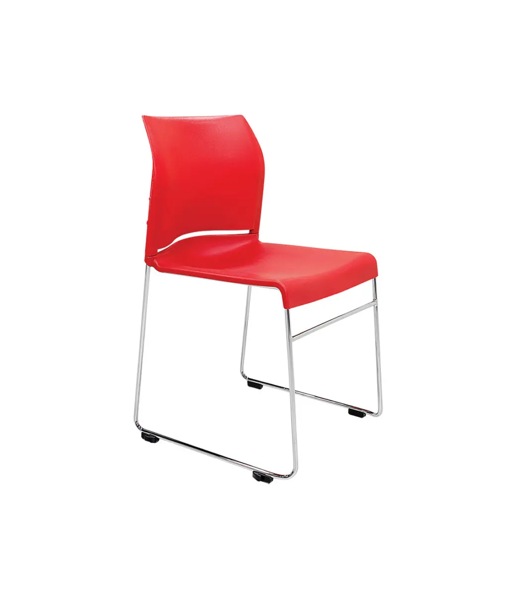 Educated Furniture Envy Chair Stackable Seating Red
