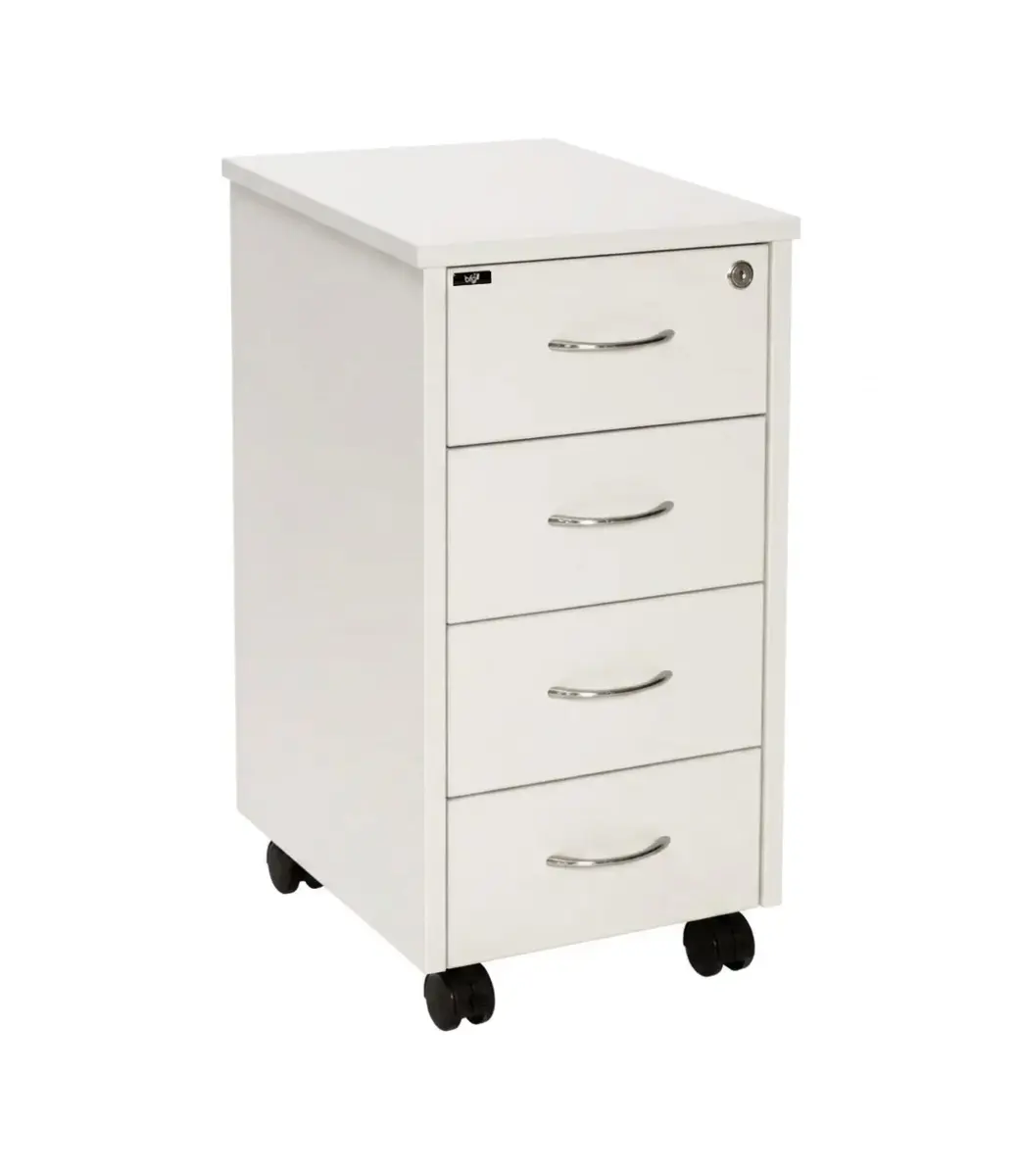 Melteca Slimline Mobile 4 Drawer 