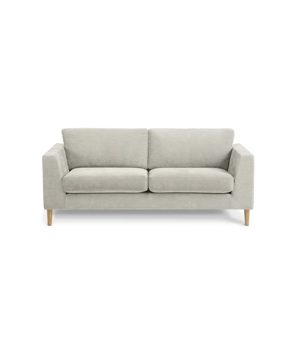 Mackenzie 2 Seater Natural Ash Copeland Frost Front on Scla De
