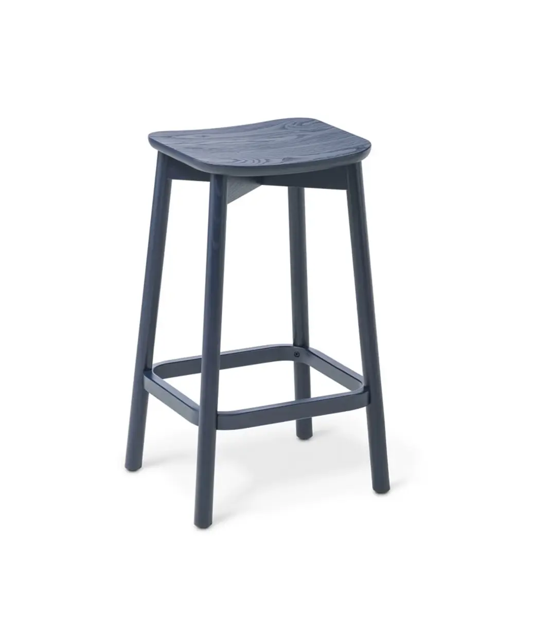 Orlo Kitchen Stool Navy Ash