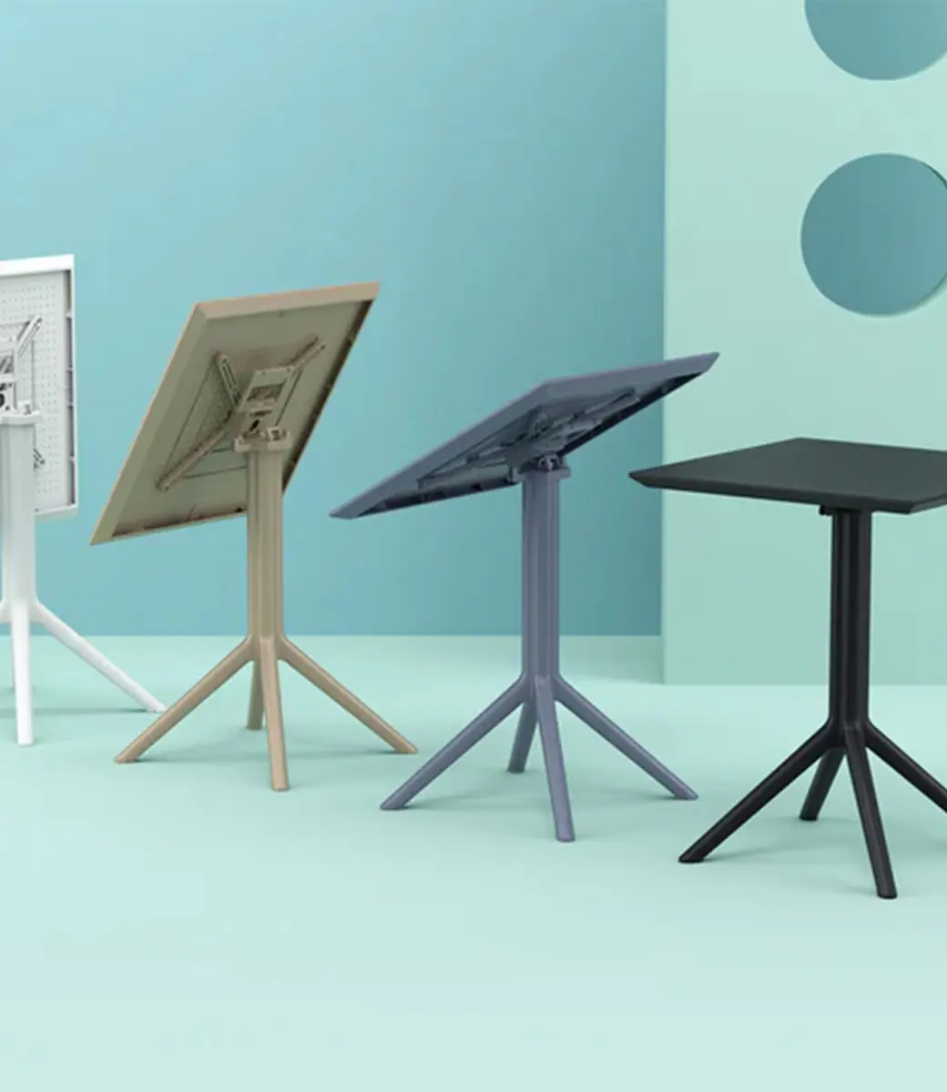 Sky Table Folding Action 