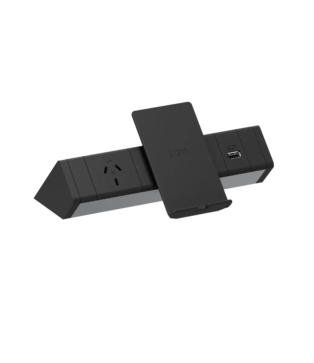 Au 2 Gpo 1 Helistand 1 USB 100 W Black