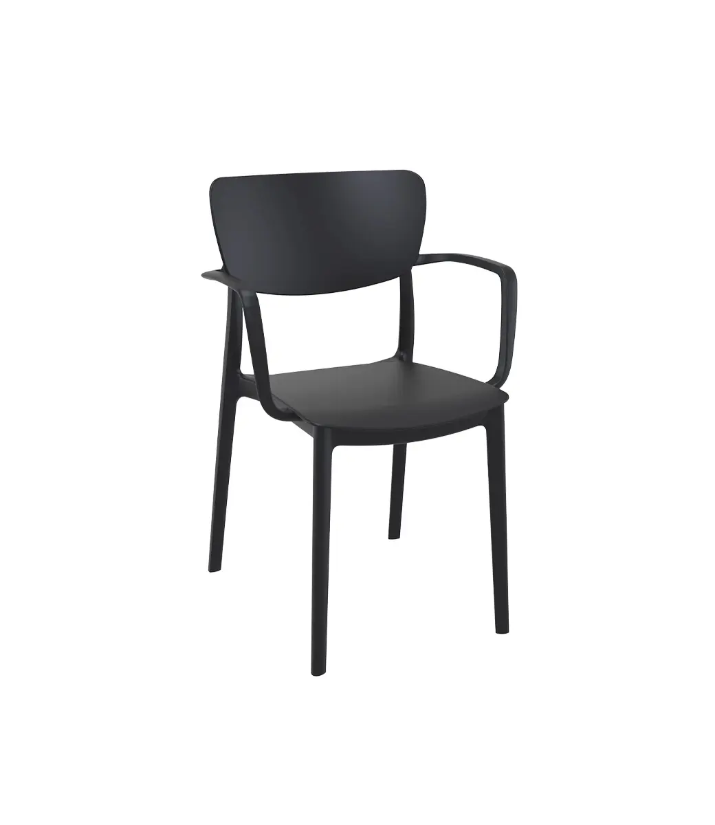 Lisa Arm Chair Black