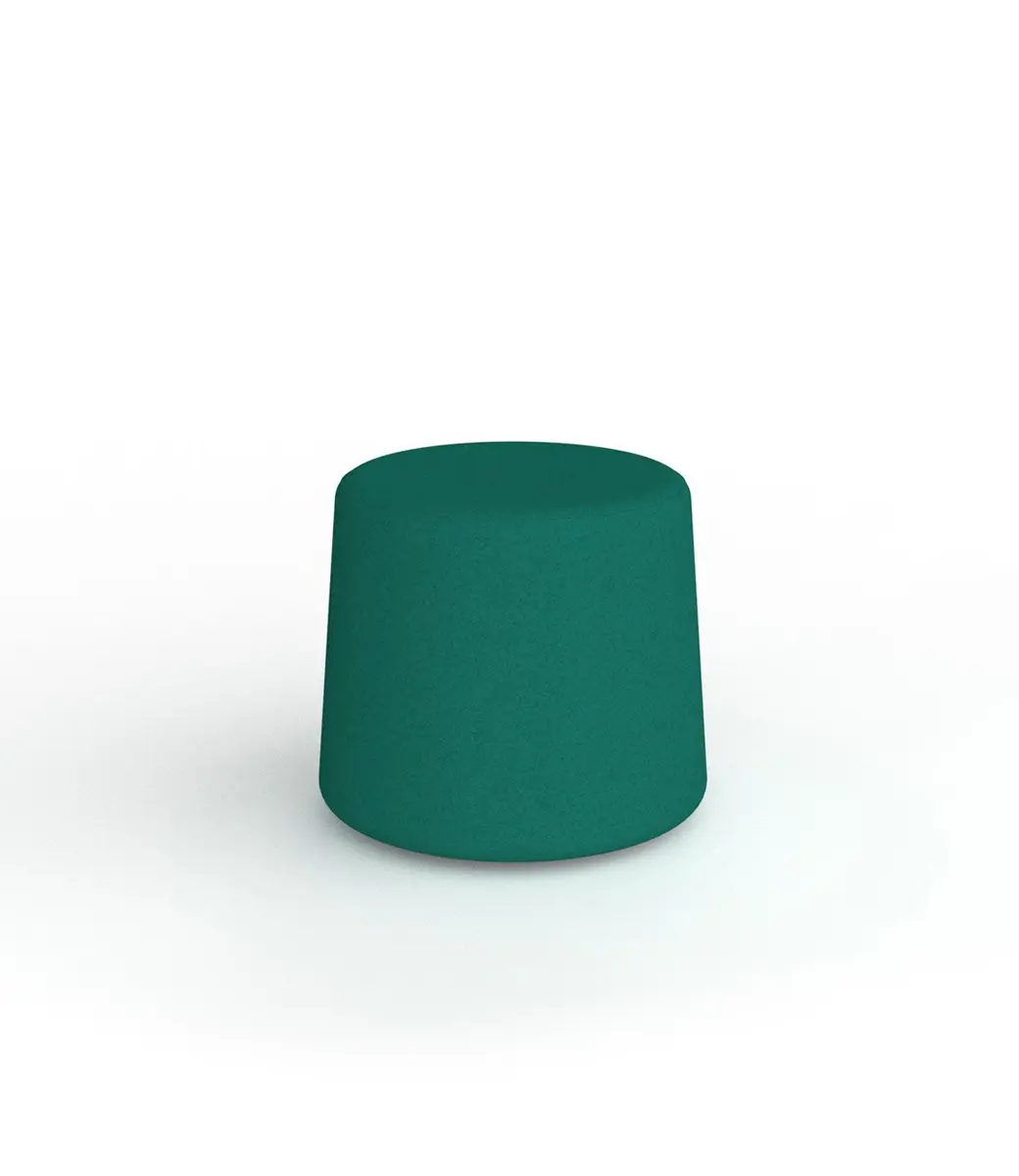 Turqoise Motion Ottoman Scaled