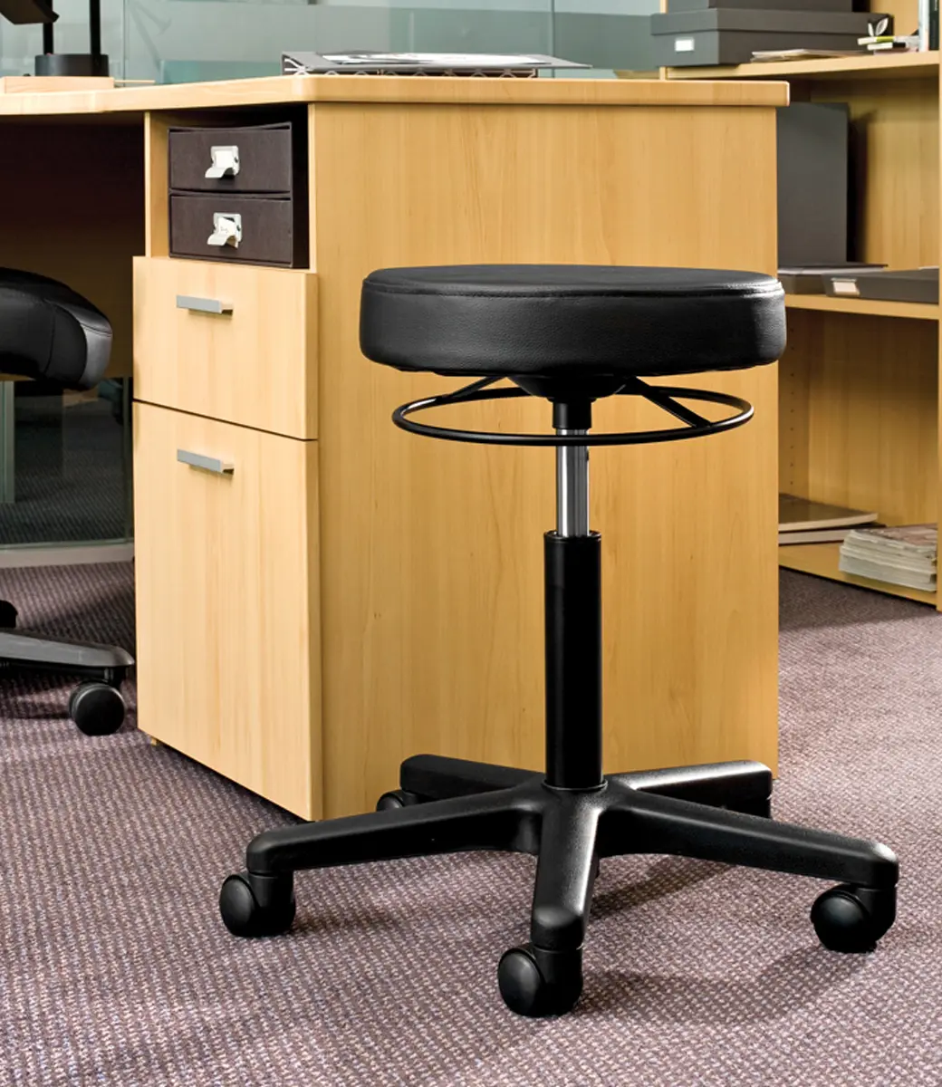 Revo Black Stool With Lift