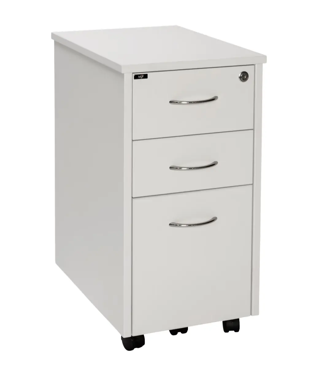 2 Drawer File White