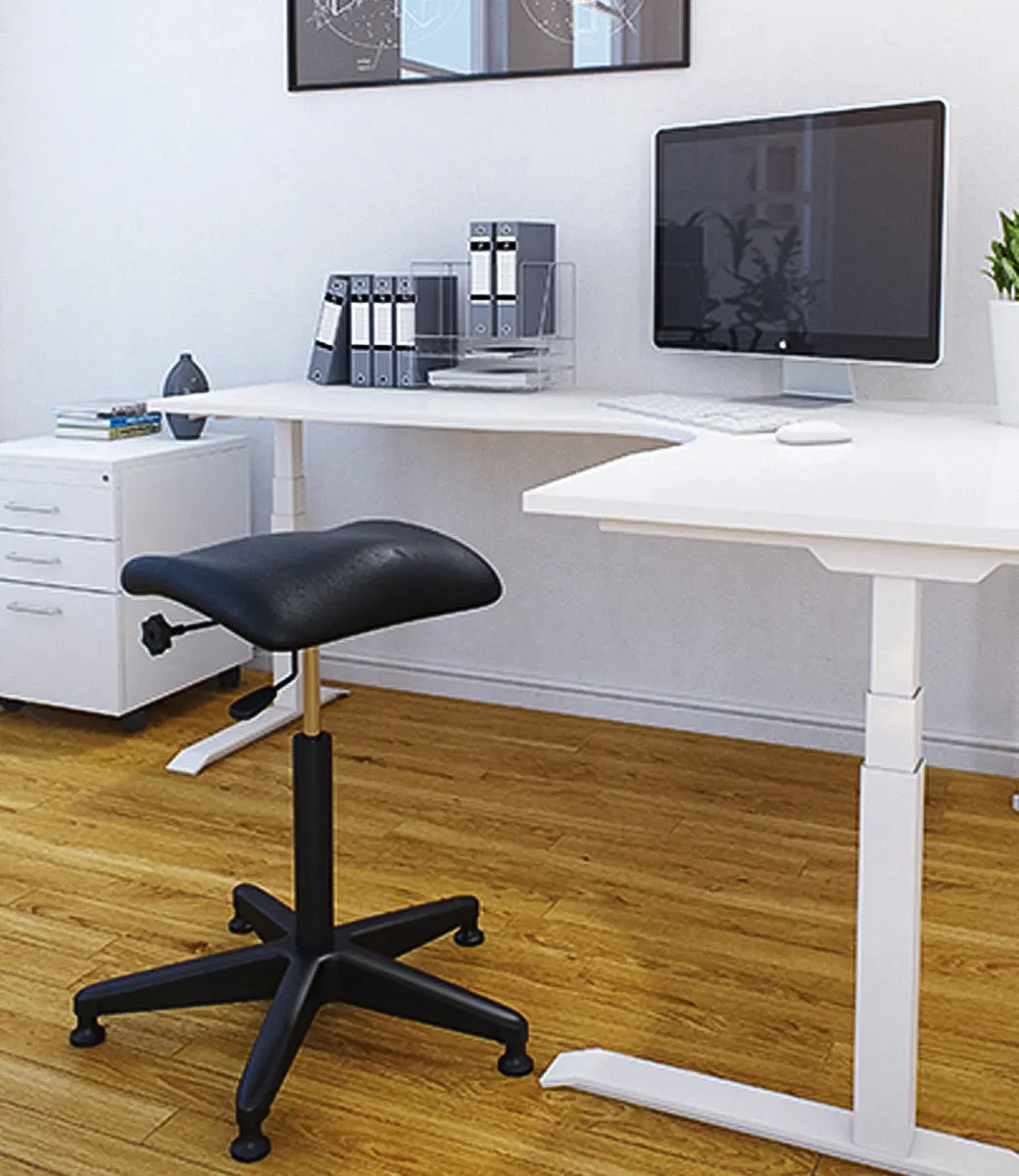 Posturite Stool Height Adjustable Apex Desk Doctors