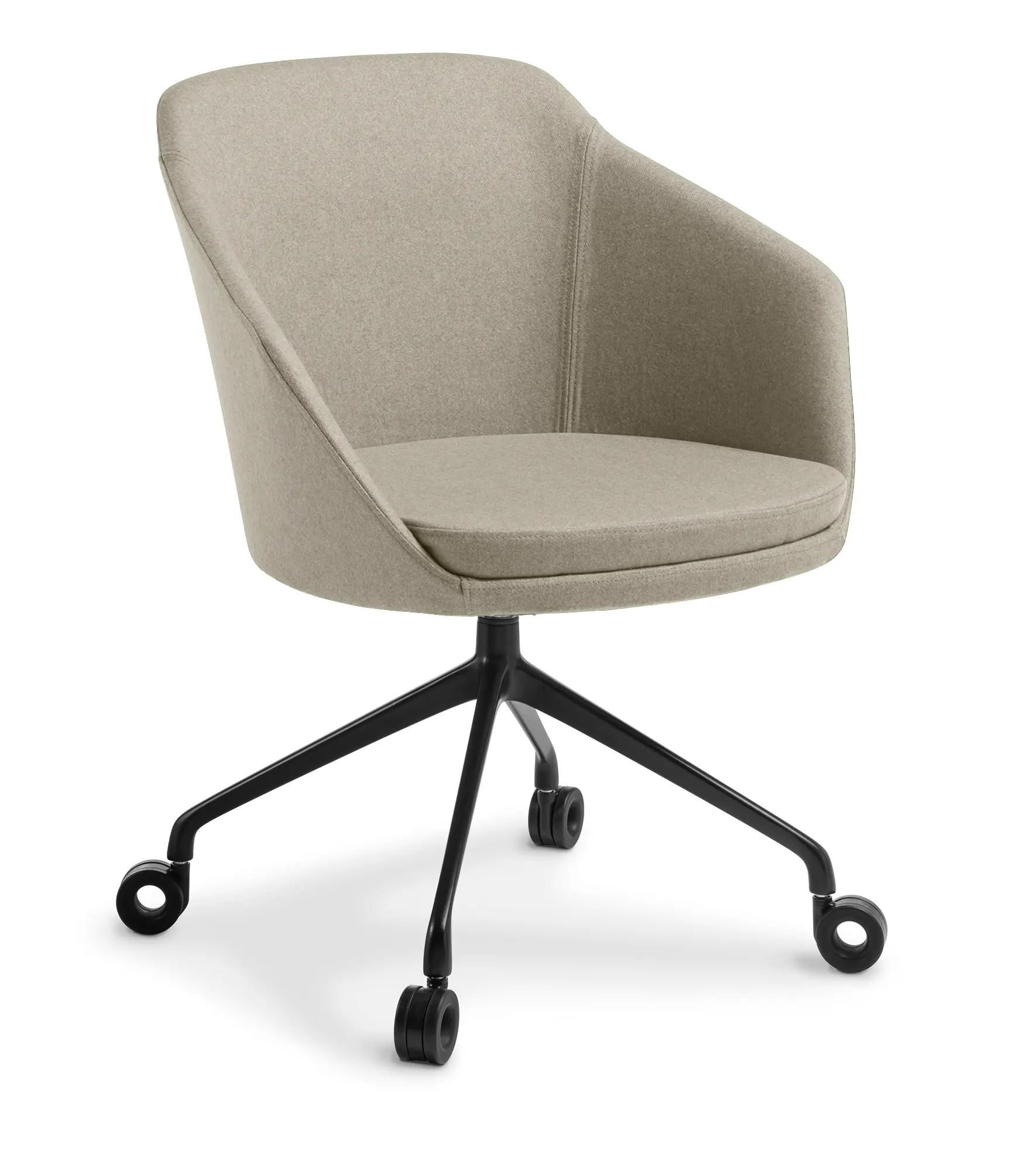 Talia 4 Star Swivel Black Augustus Linen Oc