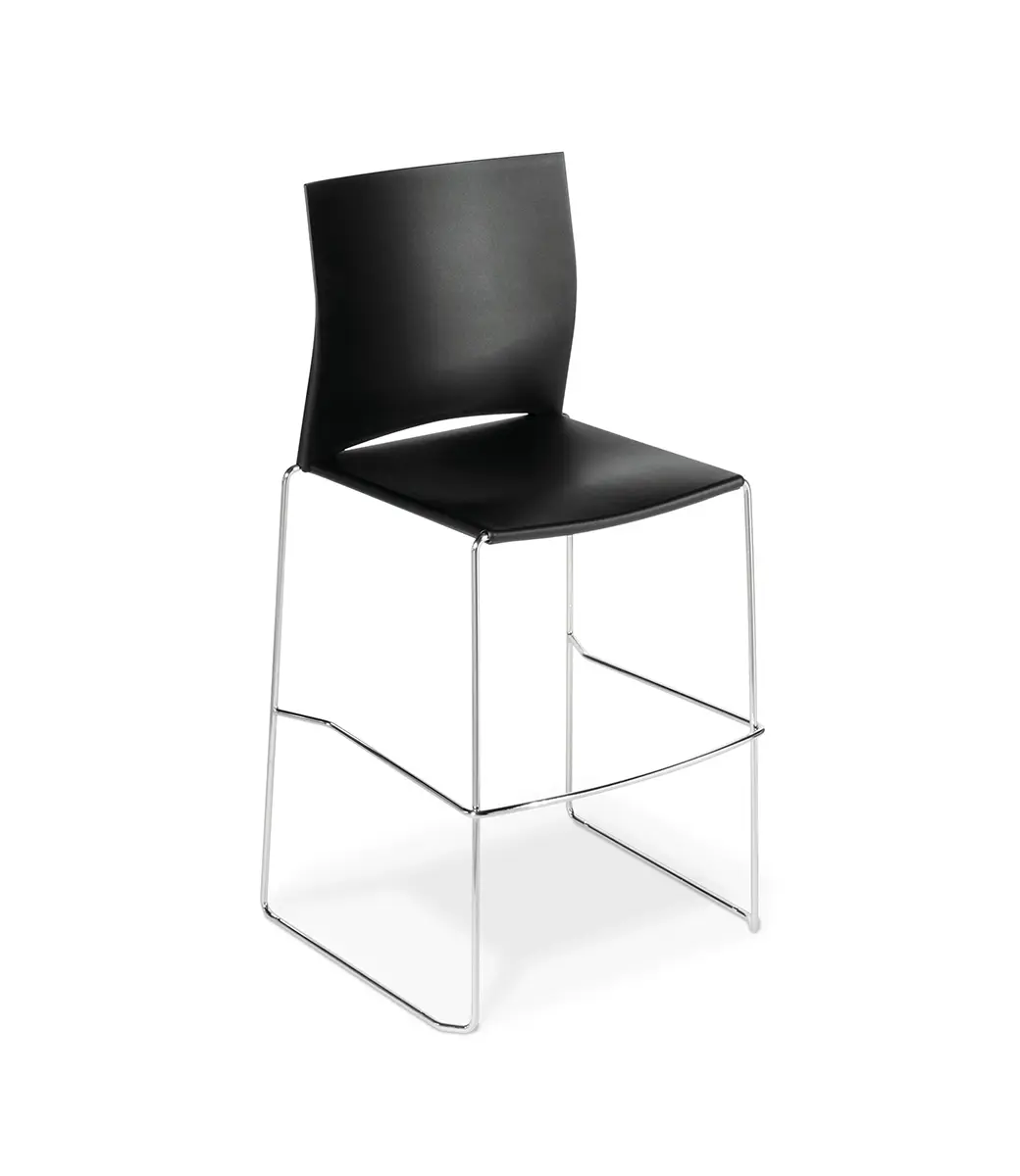 Web Stool Grey Frame
