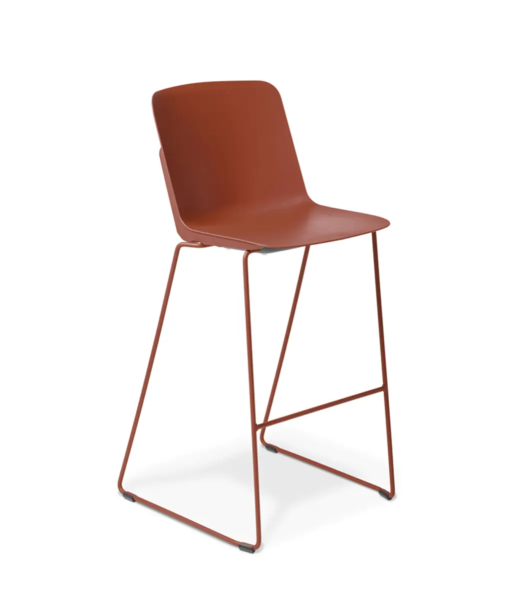 Scout Sled Stool Rust