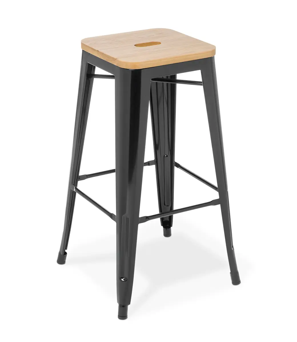Industry Stool Woodtop 
