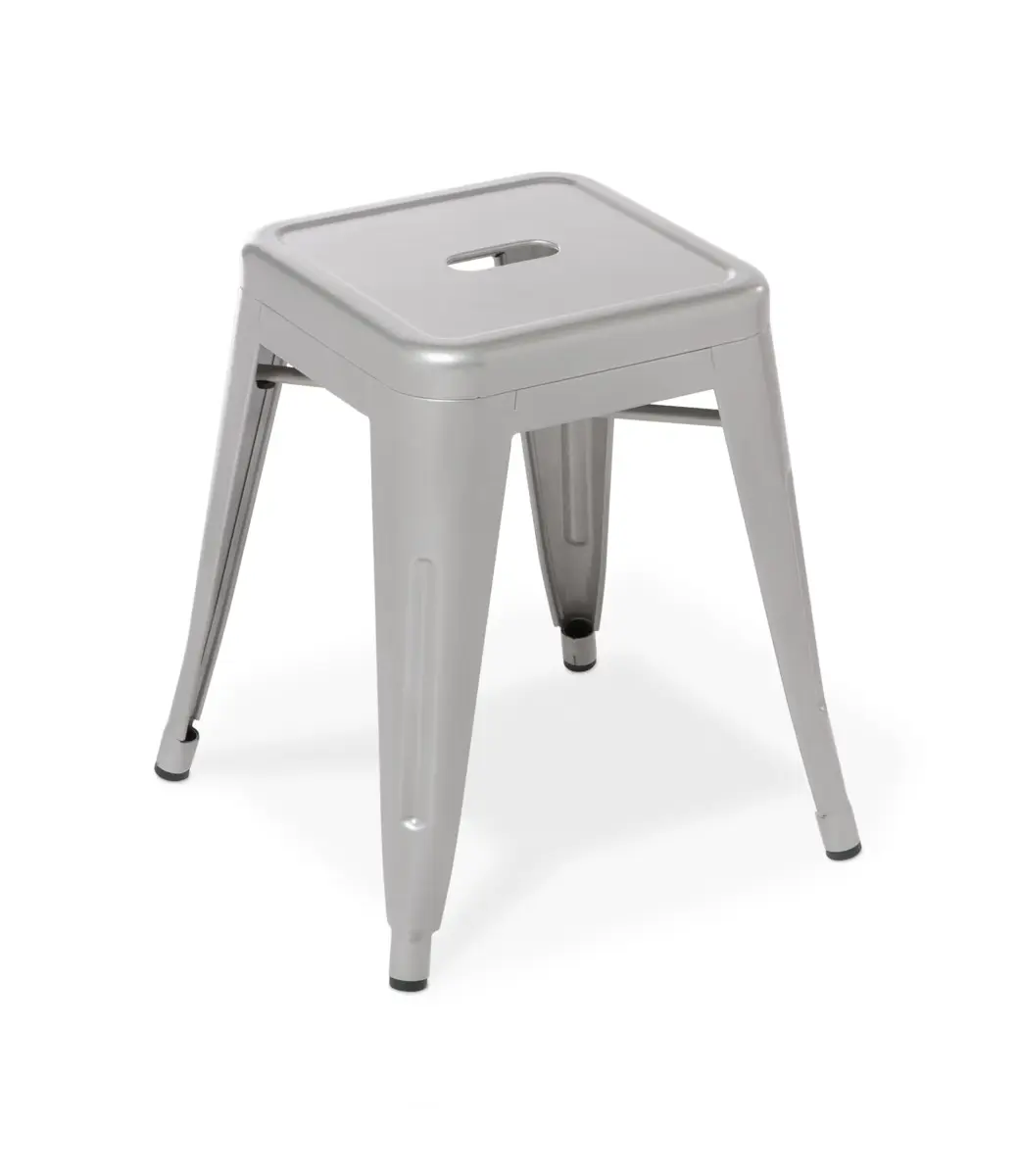 Industry Stool Low Grey