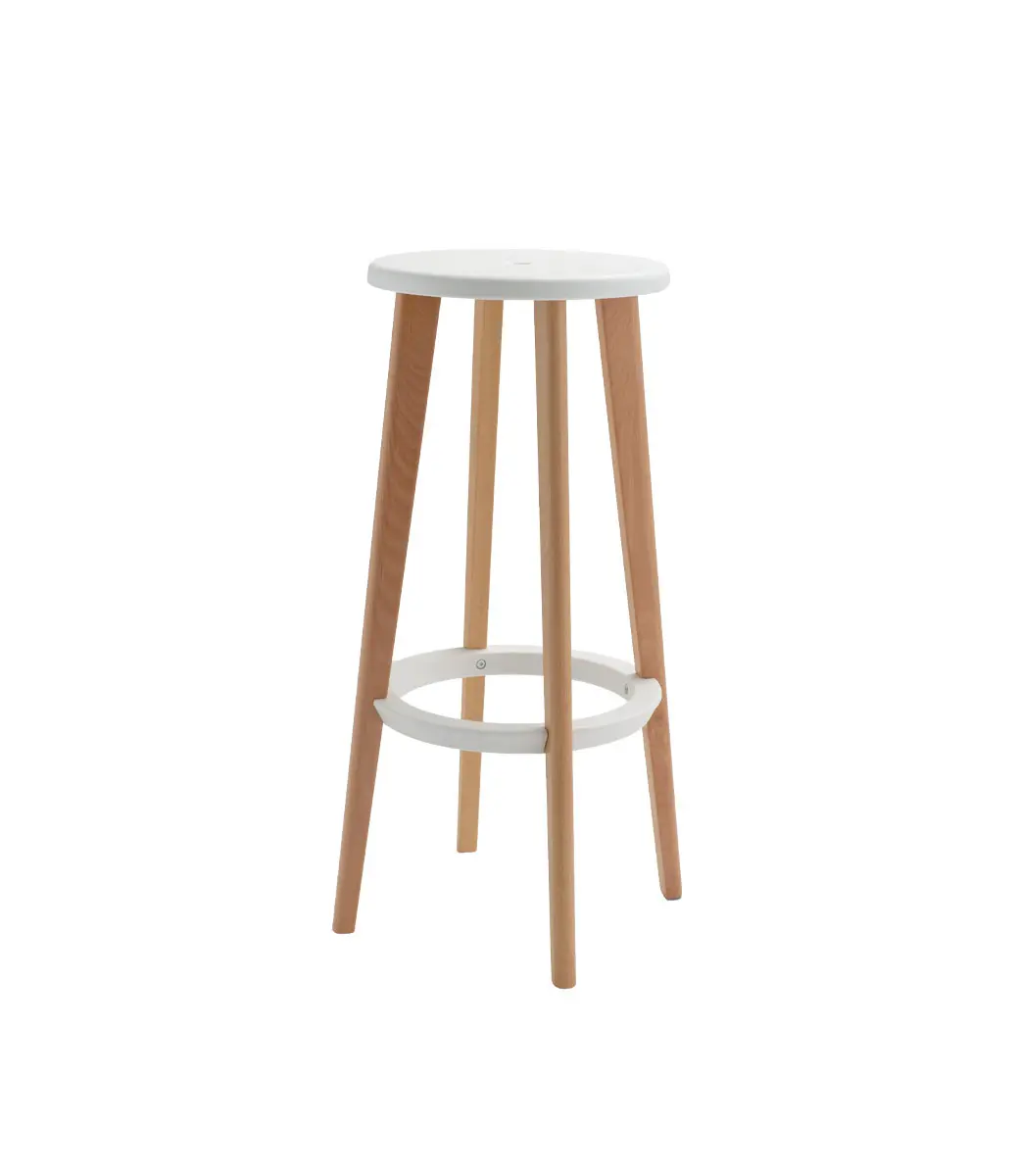 Perch Stool White