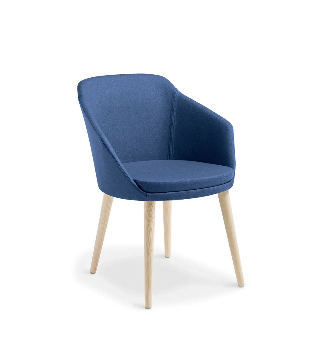 Talia Natural Ash Timber Legs Augustus Ink Oc