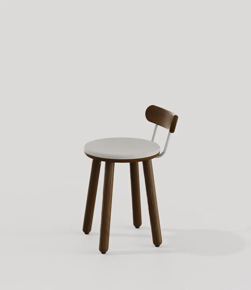 Okidoki Too Brown With Back 