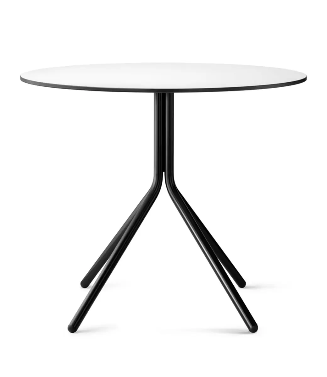 Fiore Table Black Base Round Top
