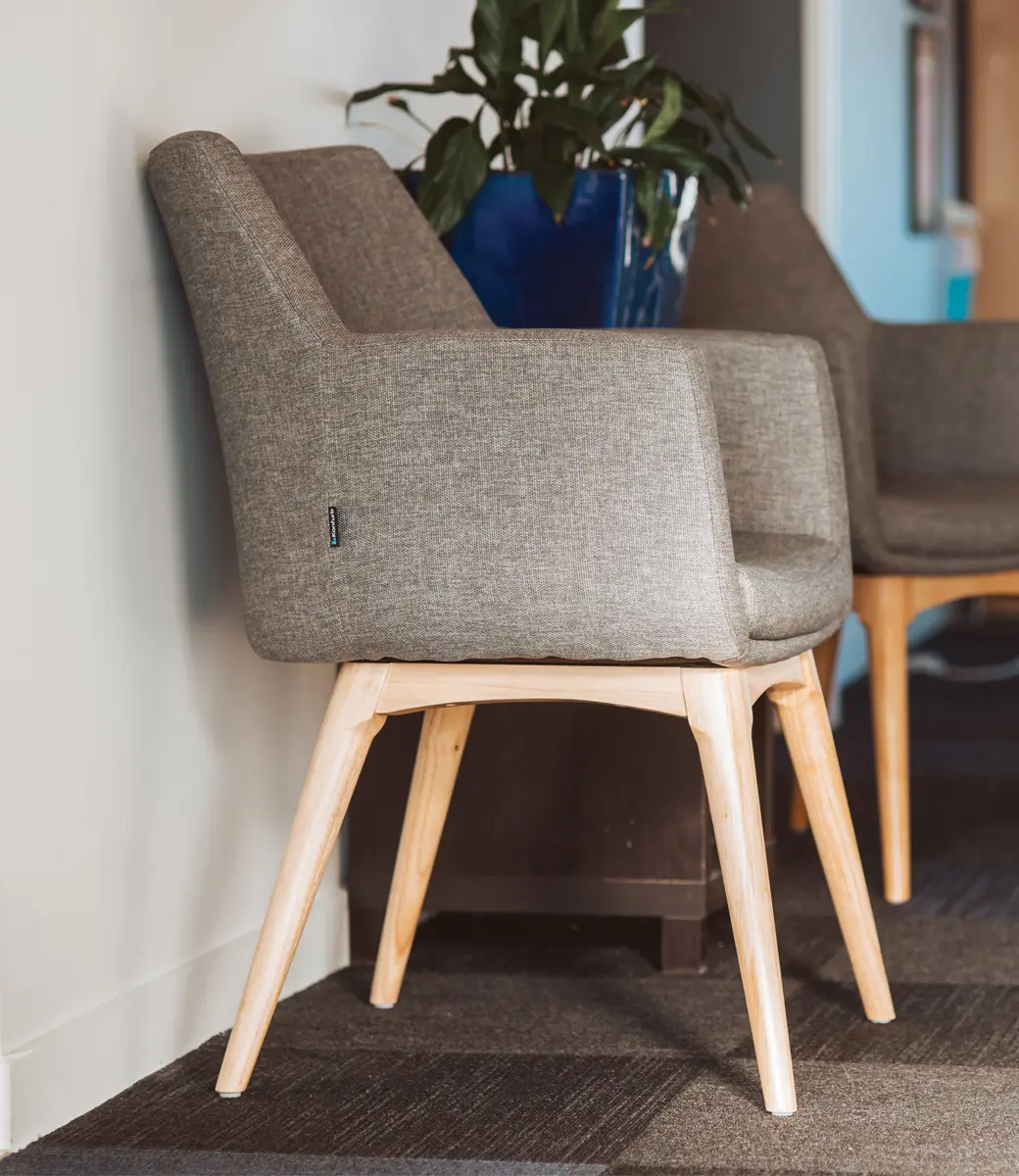 Konfurb Hady Wooden Legs in Situ 