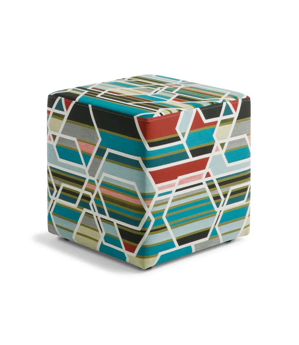 Dice Ottoman Single Scaled