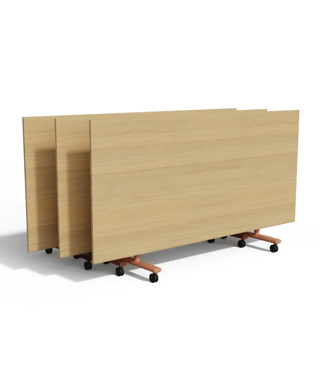 Xl Folding Table Orange Legs