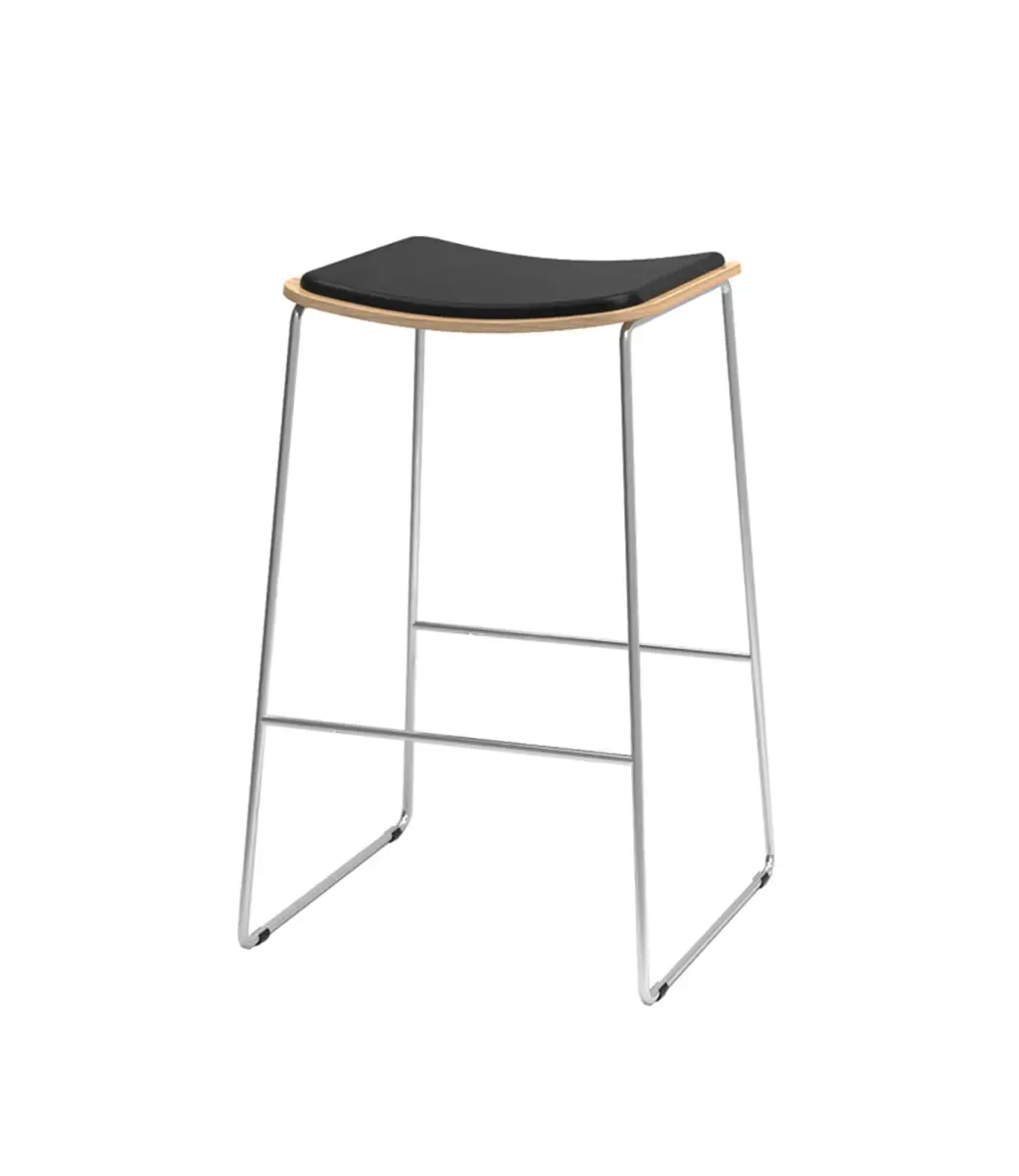 Skala 750 Black Pad Stool