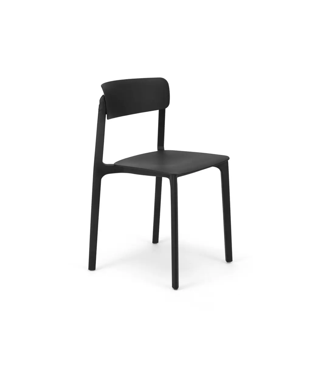 Meet in Chair Black Poly