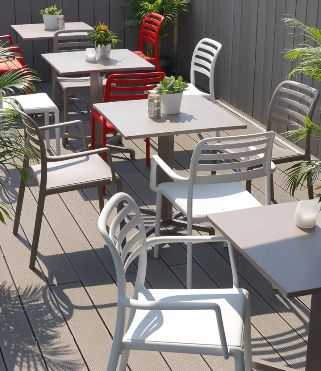 Costa Bistro Chair White Situ 