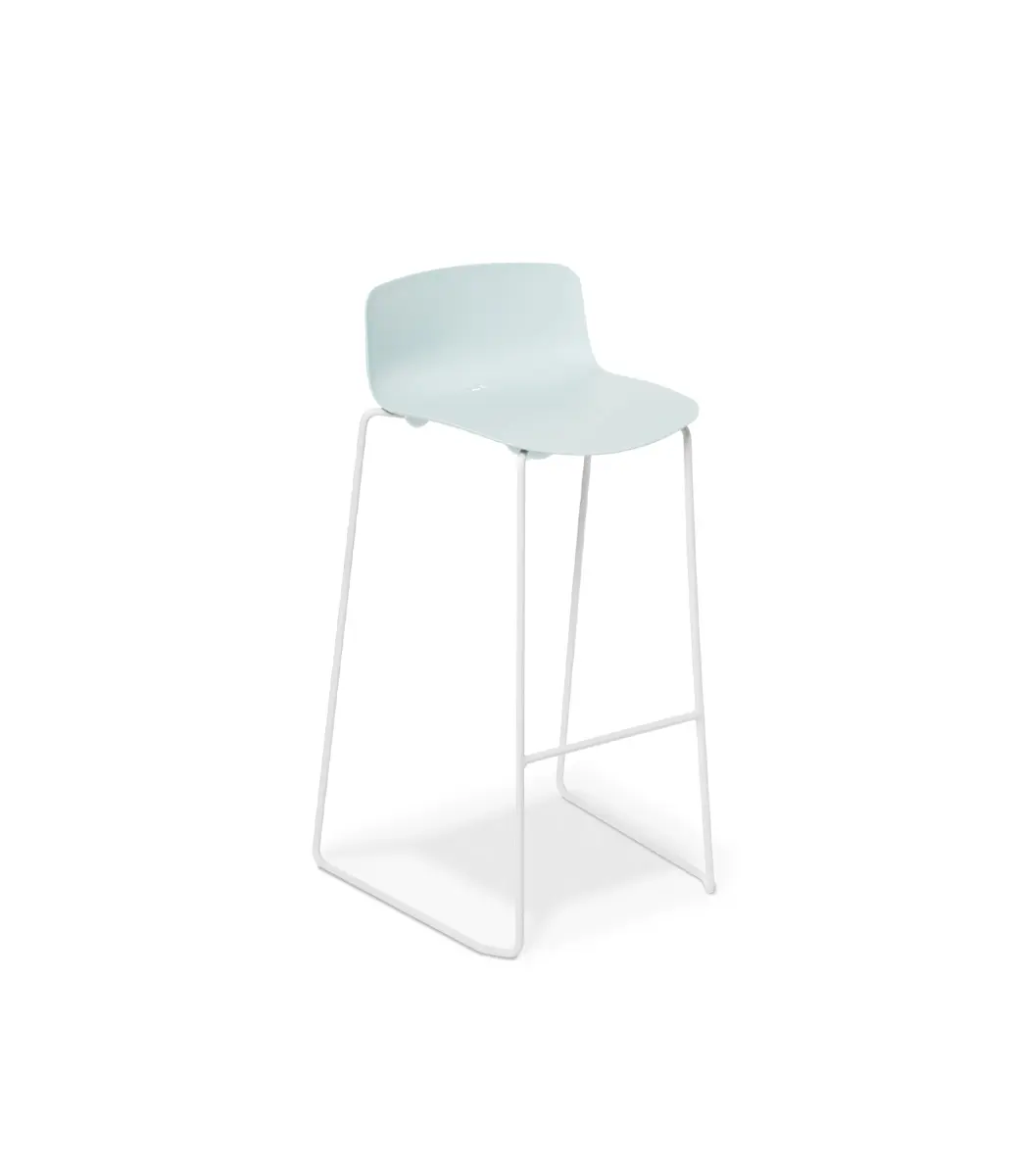 Coco Light Bllue Poly Barstool