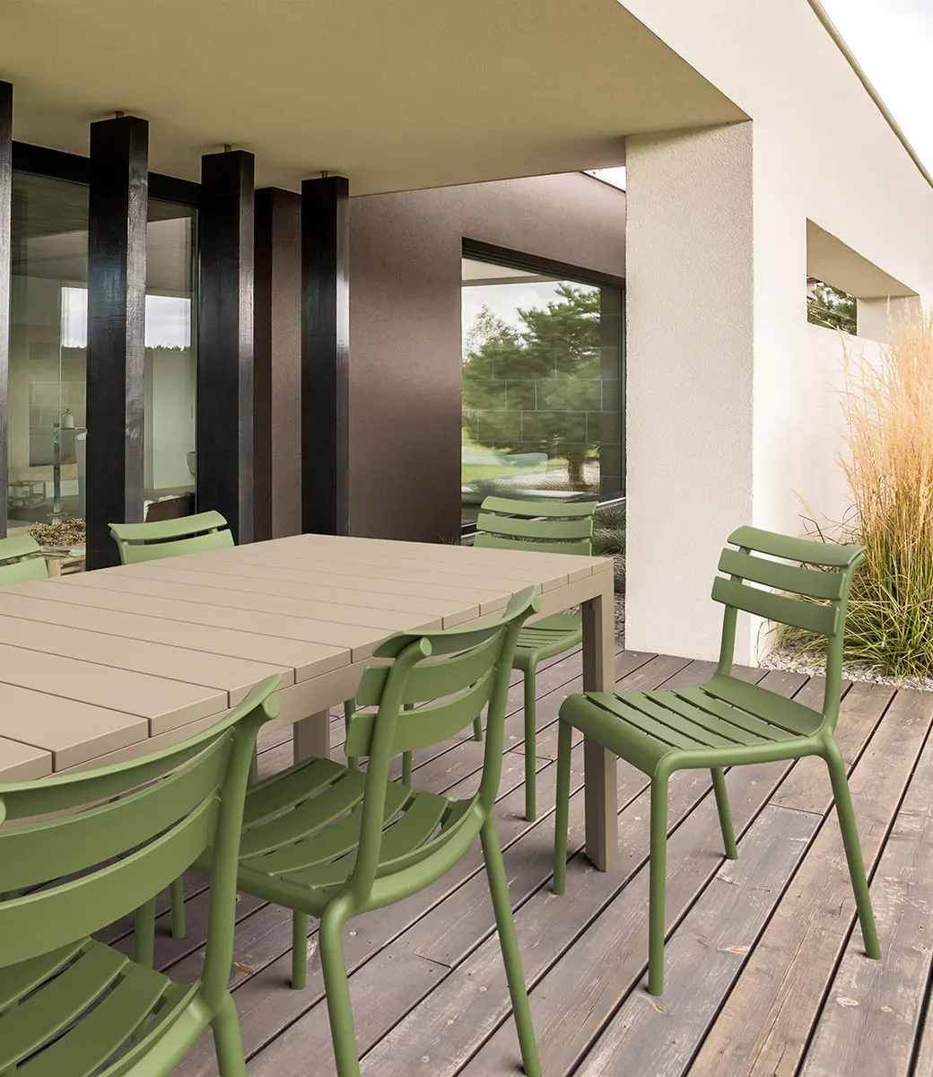 Helen Chair Olive Outdoor Dining