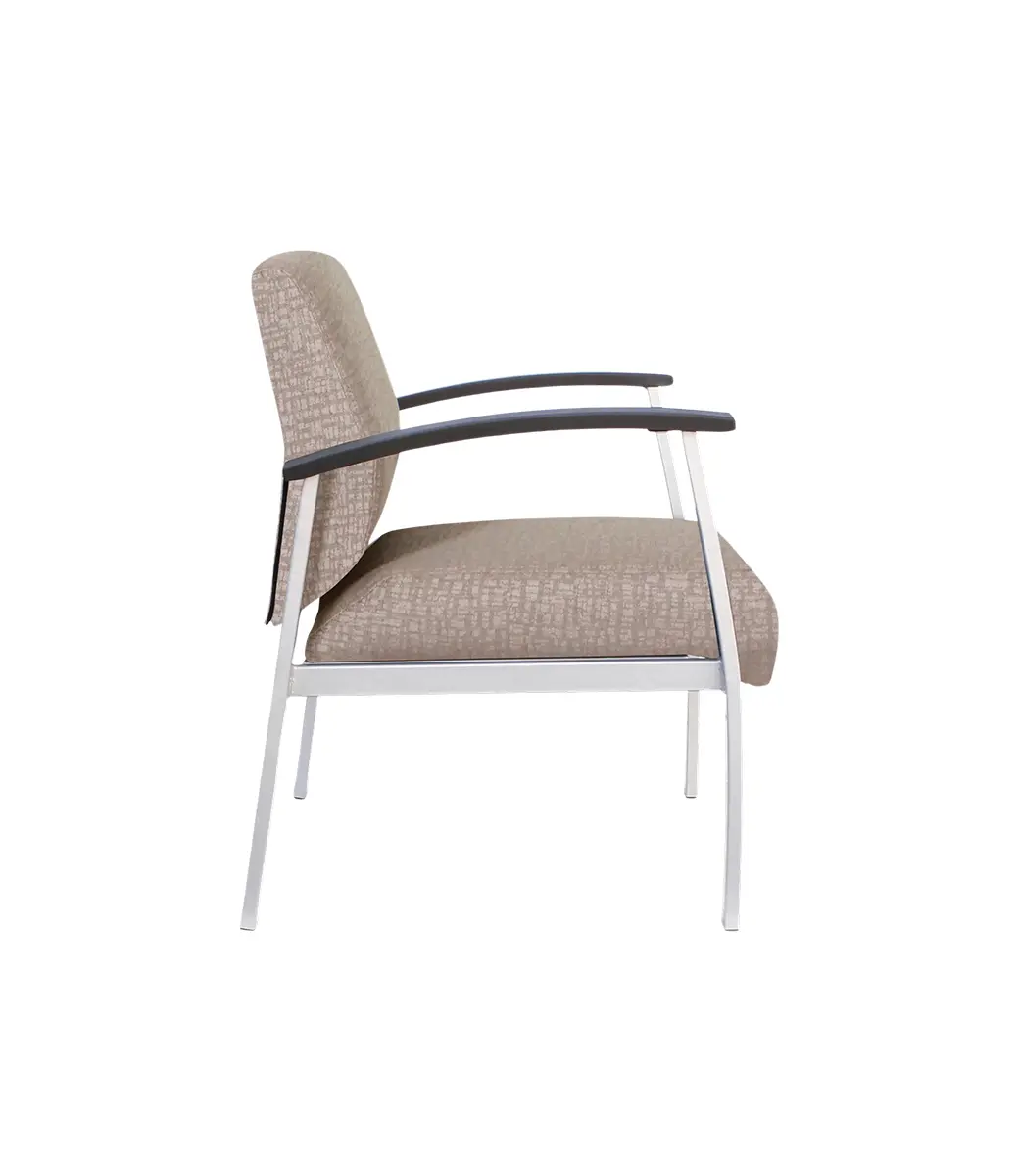 Sterling Guest Chair Gravel Side On