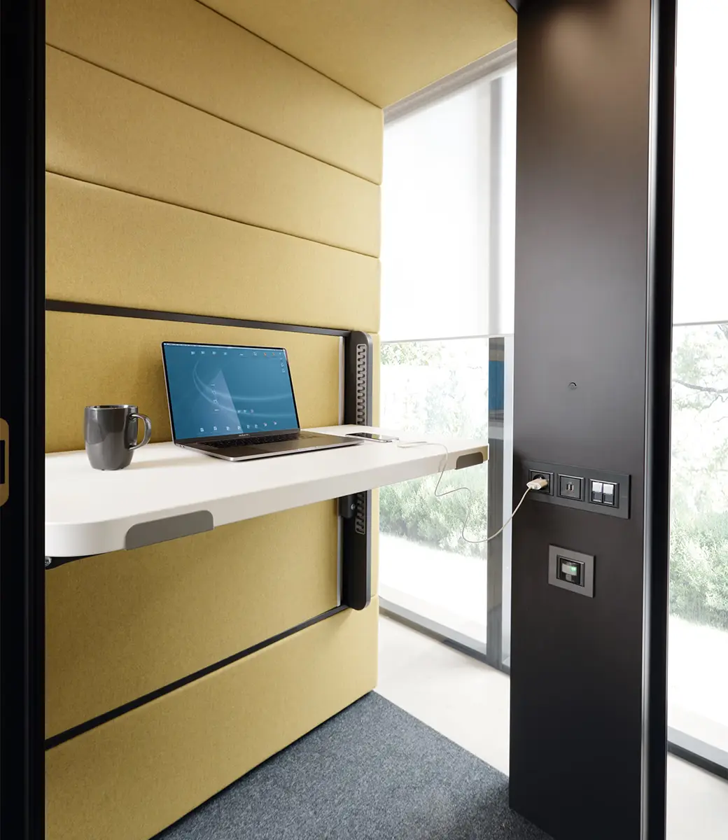 Hush Work Sit Stand Interior