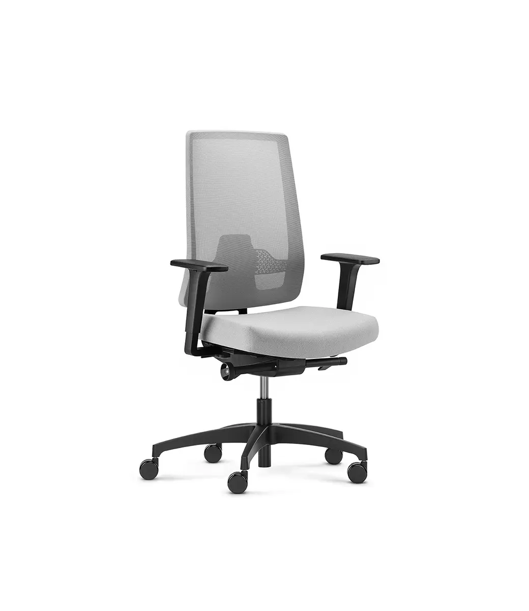 Indeed Ergonomic Task Seat Arm Rests White